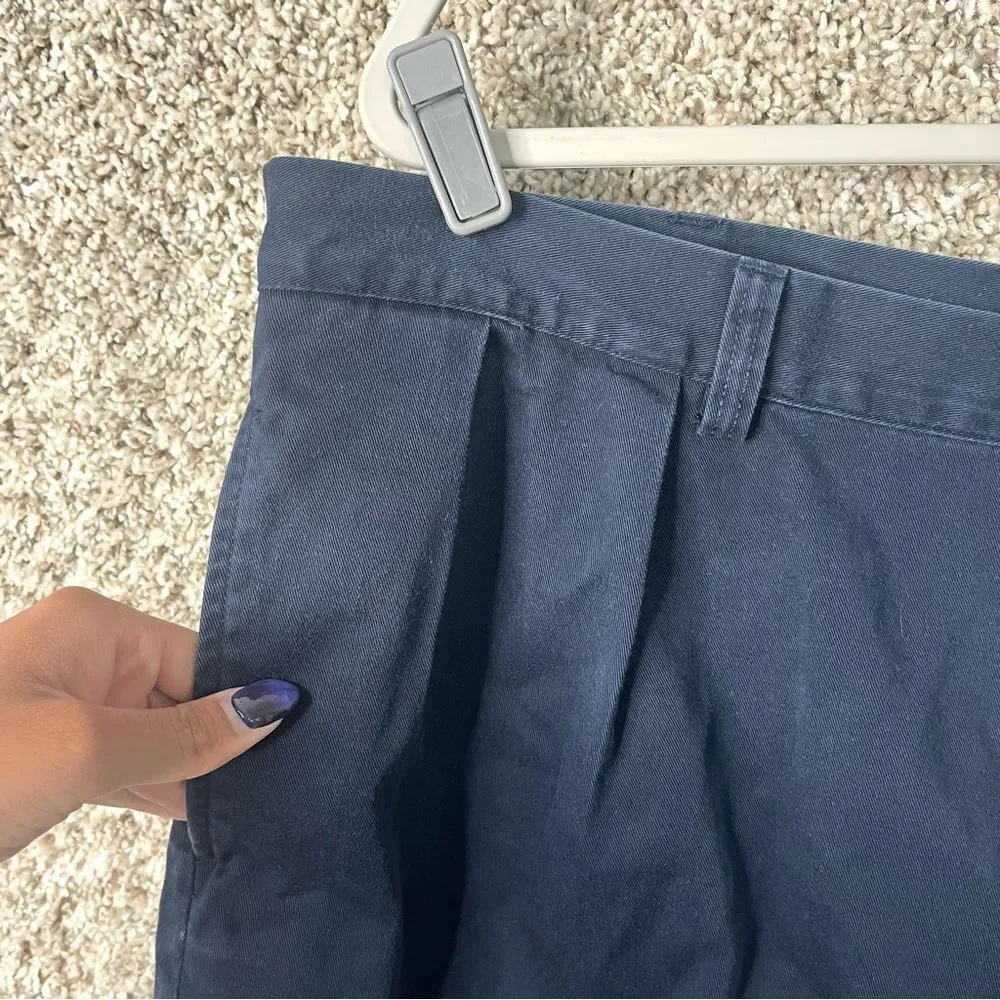 POLO by Ralph Lauren Shorts Men’s 40 Navy Blue Classic‎ Fit Pleated Front 9”